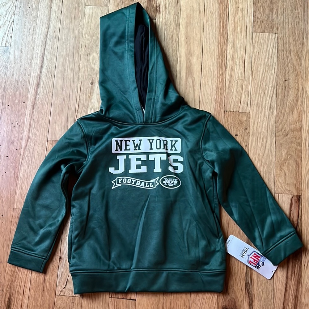 NFL Team Apparel Toddler NY Jets Sweatshirt 4T NWT